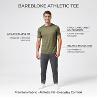 Athletic Crew Neck - Army Green / S